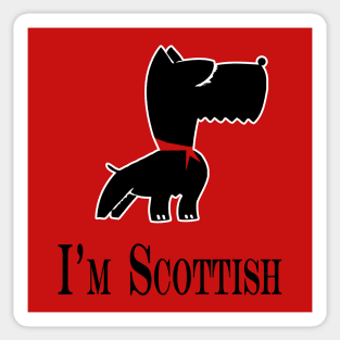 Black Scottish Terrier Sticker